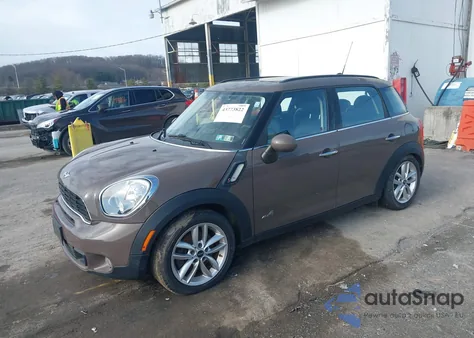 2014 Mini Countryman Cooper S из США, поврежденный, VIN WMWZC5C59EWP38853